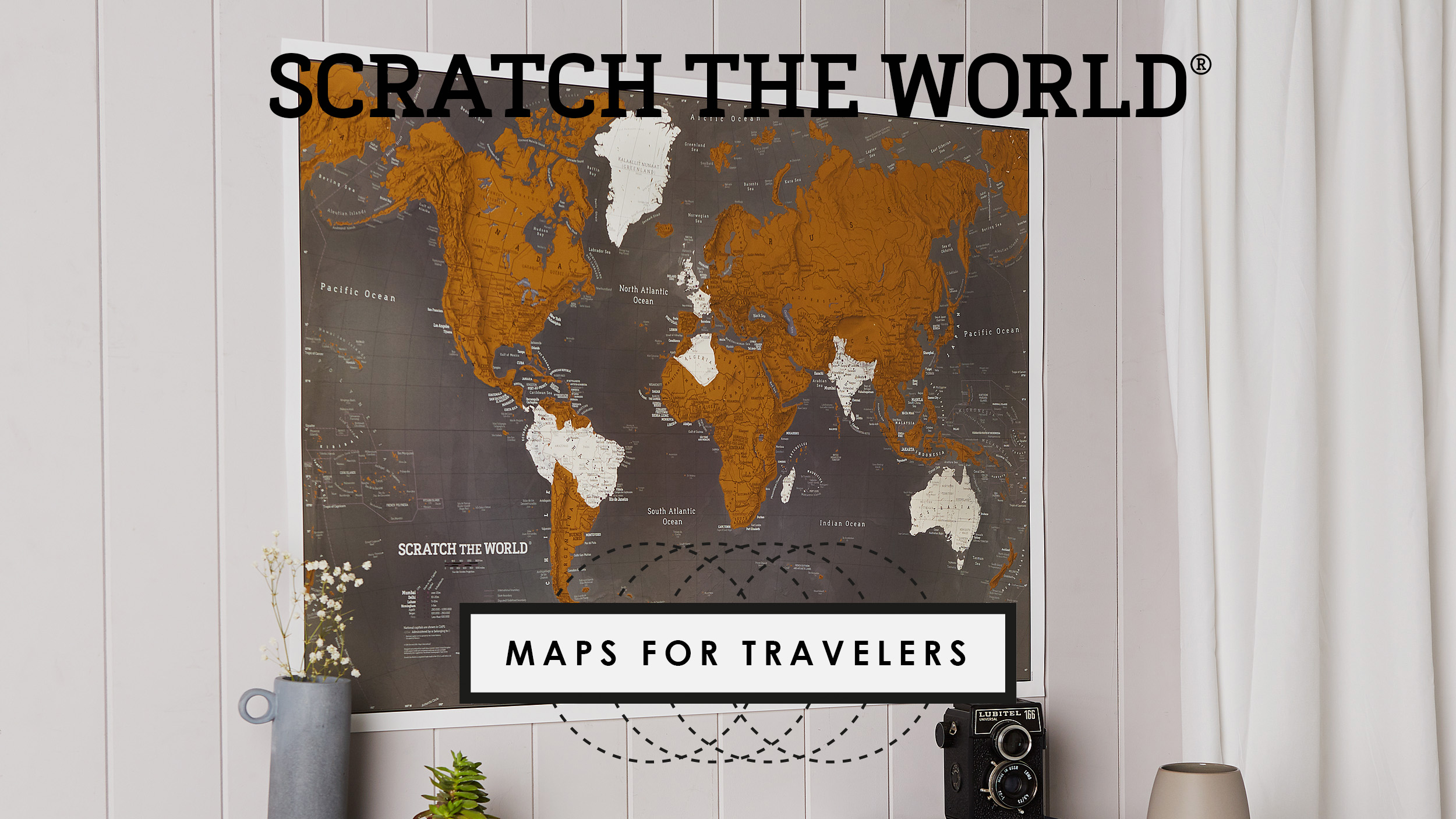Amazon.com: Maps International Scratch the World® Travel Map