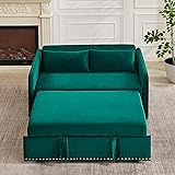 55-inch Loveseat Pull Out Sofabed ,Modern 3 in 1