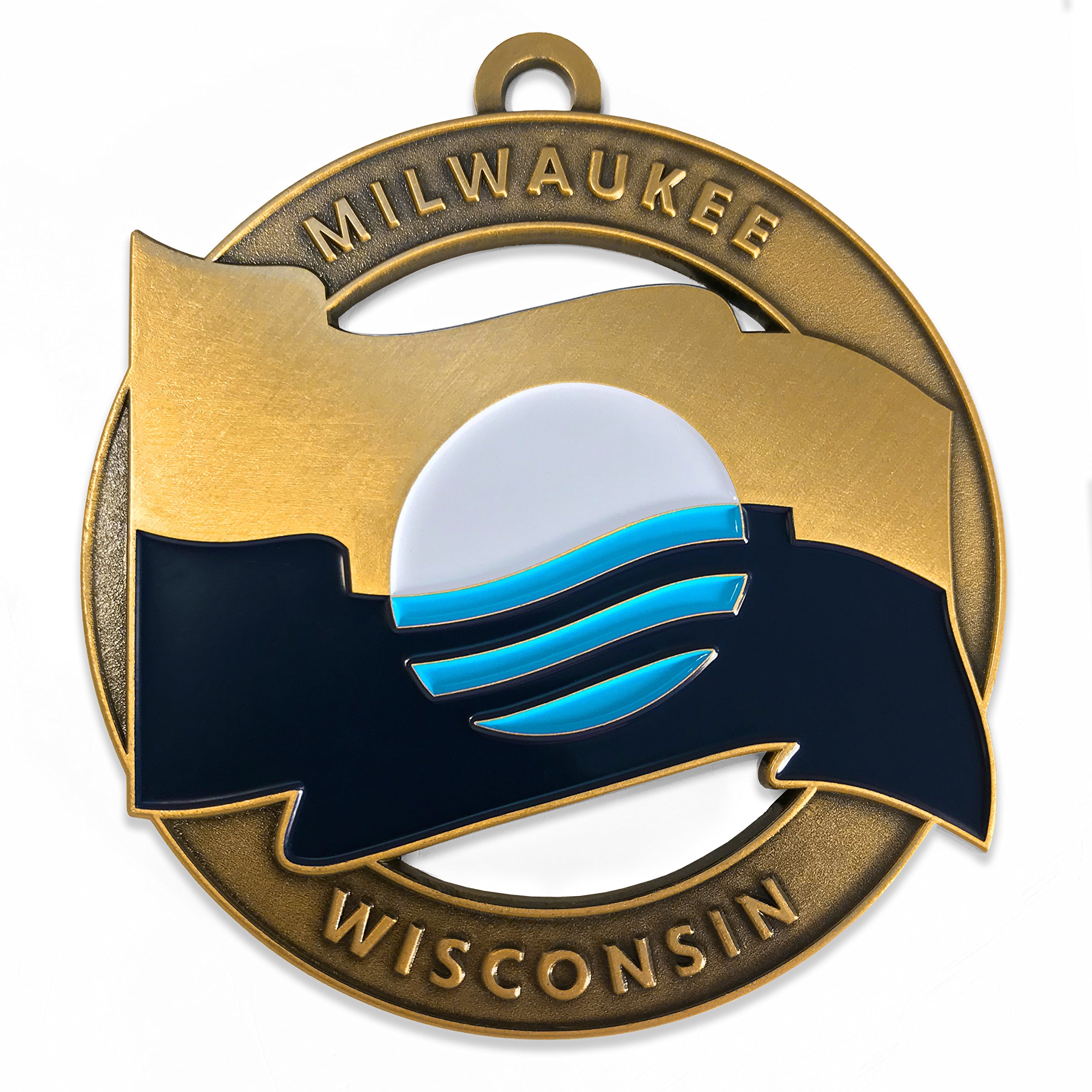 People's Flag of Milwaukee City Flag Ornament
