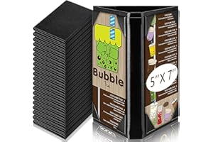 FoldTier 20 Pcs 5 x 7 Inch Triangle Menu Holders for Restaurant 3 Side Leatherette Table Tent Frame Menu Sign Cover Bulk for Restaurant Coffee Cafe Bar Wedding Drink Dessert