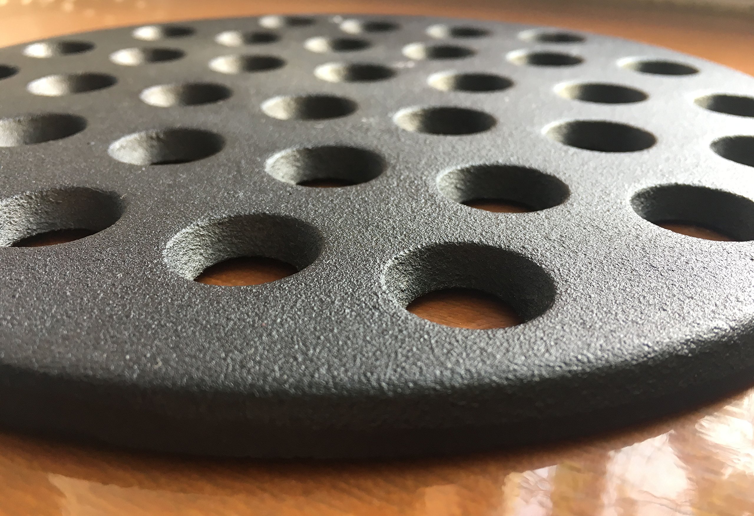 9 inch Cast Iron Charcoal BBQ High Heat Fire Grate Fits Big Green Egg