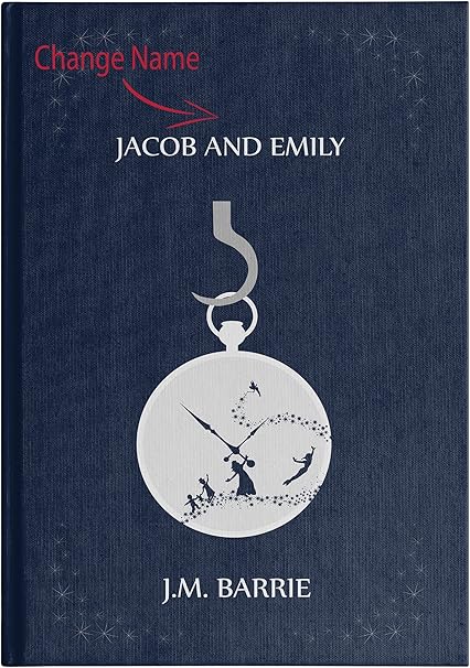 Amazon Com Personalized Children S Neverland Storybook Peter And Wendy Book Captain Hook Tinkerbell Illustrated Hardcover J M Barrie Gift Change Name For Birthday Christmas By Imthestory Arts Crafts Sewing