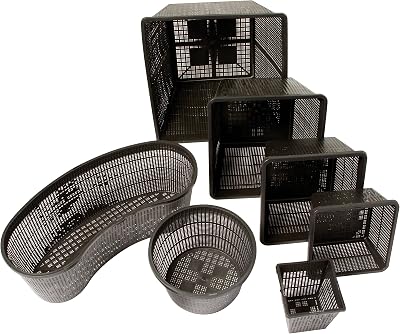 Superfish Set of 3 Baskets 19x19 cm for Aquatic Plants & Pond Use