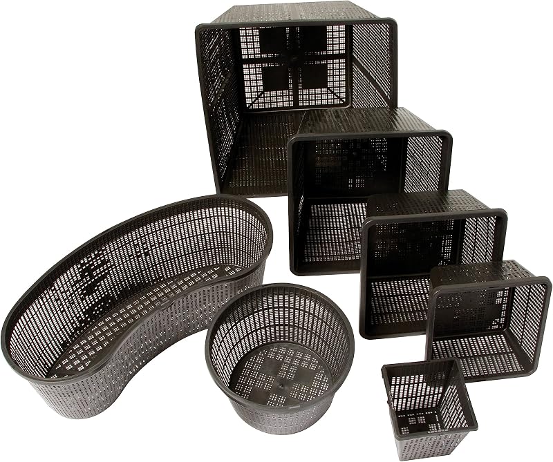 Superfish Set of 3 Baskets 19x19 cm for Aquatic Plants & Pond Use