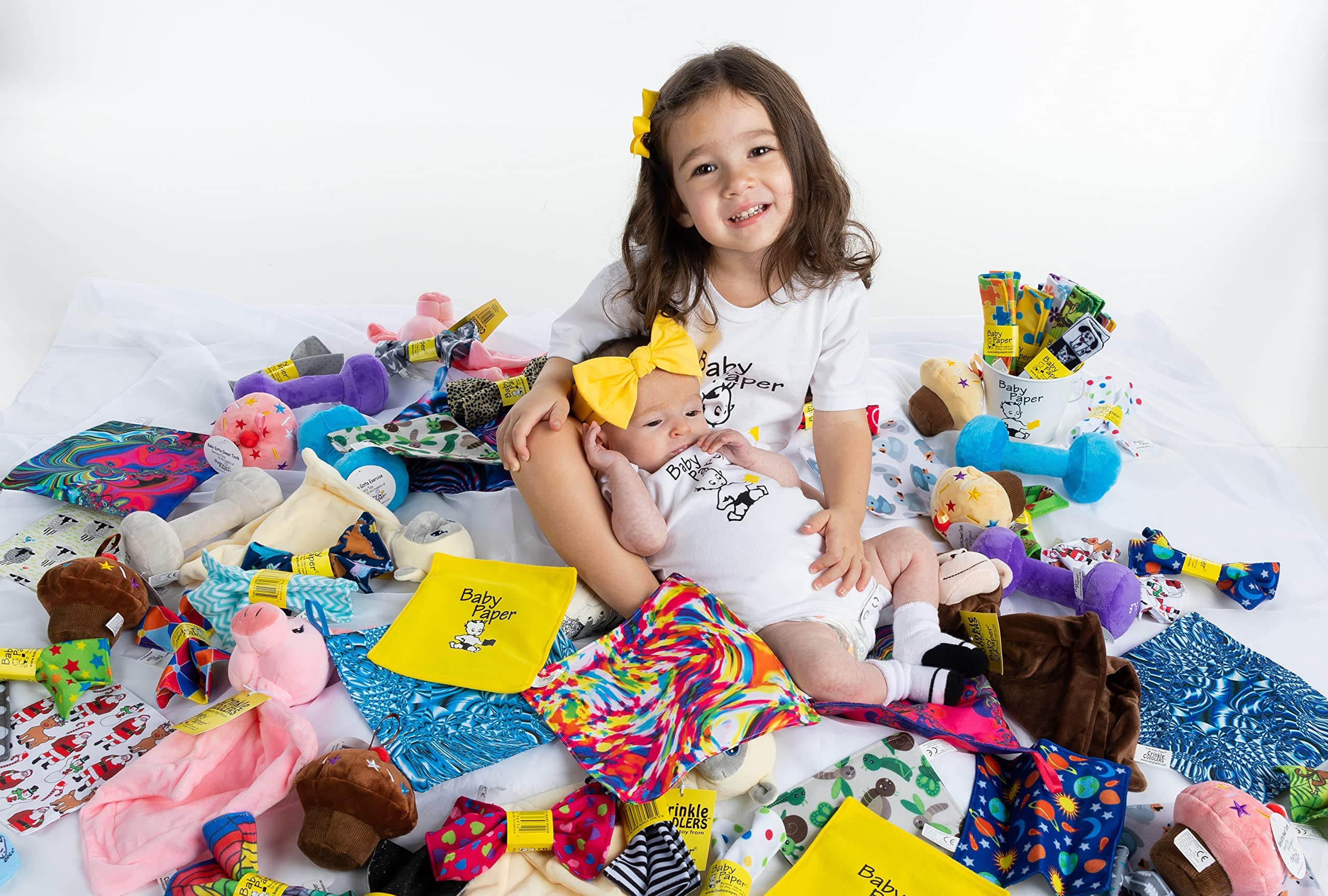 Original Baby Paper - Crinkle Teether and Sensory Toy for Babies and Infants | Jungle Print | Non-Toxic, Washable | Great for Baby Showers