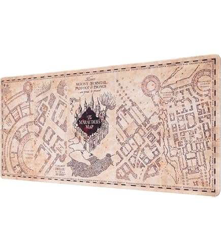 Amazon.com : Harry Potter Marauders Map Low Profile Thin Mouse Pad