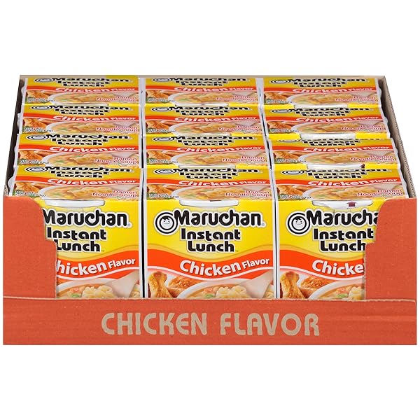 MARUCHAN INSTANT LUNCH CHICKEN FLAVOR, 2.25 OUNCE (PACK OF 12)