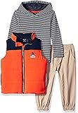 Nautica Kids 3-Piece Vest And Pants Set - Zip Front Vest With Jogger Pants