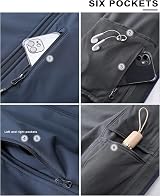 33,000ft Men’s Waterproof Softshell Jacket Navy L with Fleece Lining view 5