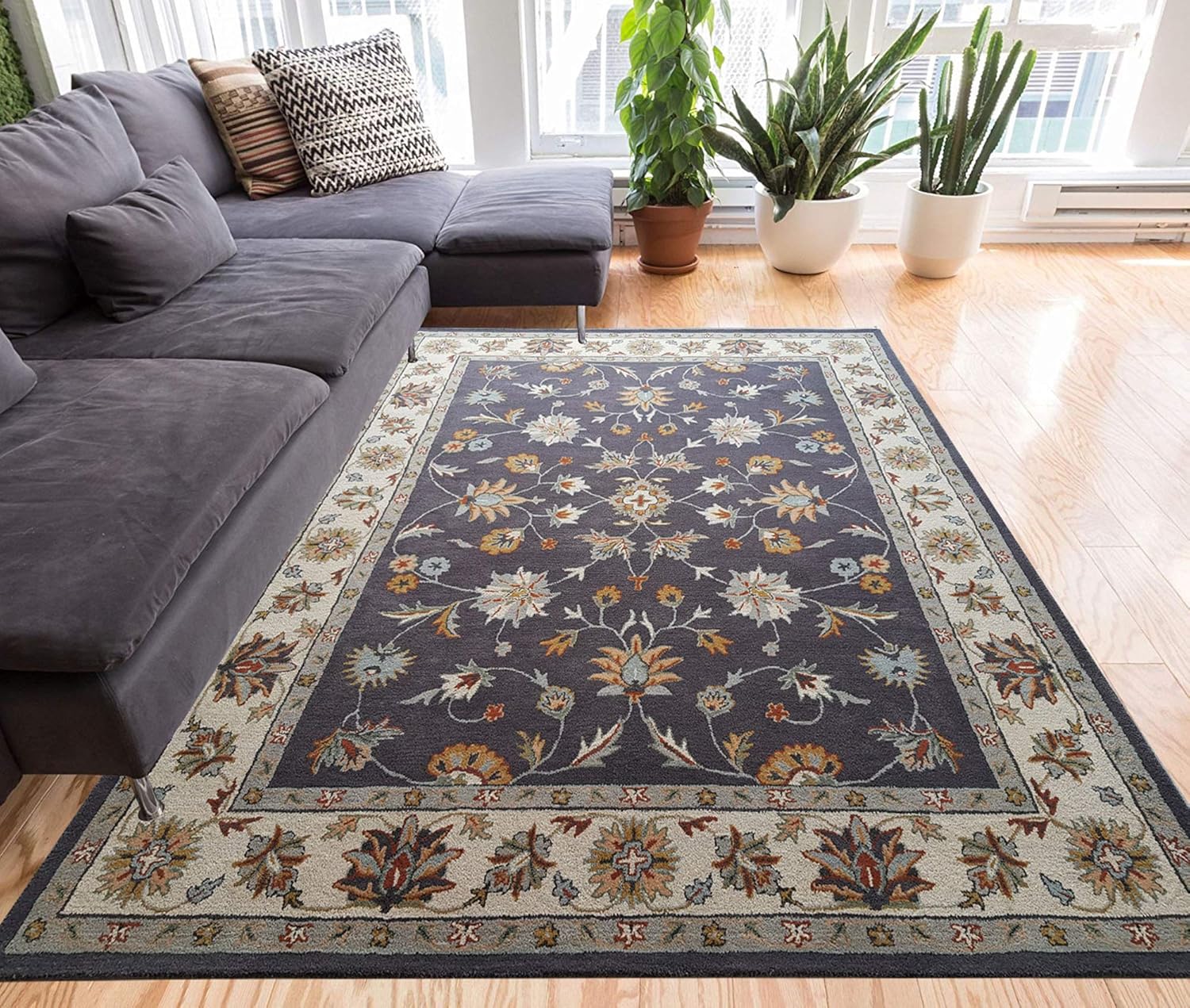 Buy Carpet Craft Persian Handmade Woolen Carpets for Living Room Bed
