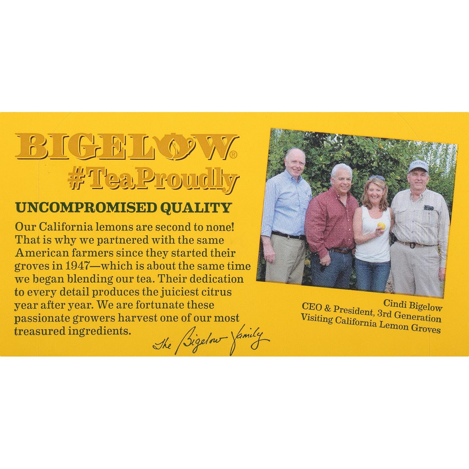 Bigelow Lemon Ginger with Probiotics, 18 Count Box, Pack of 6 Boxes, 108 Tea bags Total : Herbal Teas : Grocery & Gourmet Food