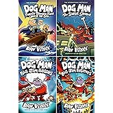 Dog Man 4-Book Collection Set (Books 11–14) by Dav Pilkey
