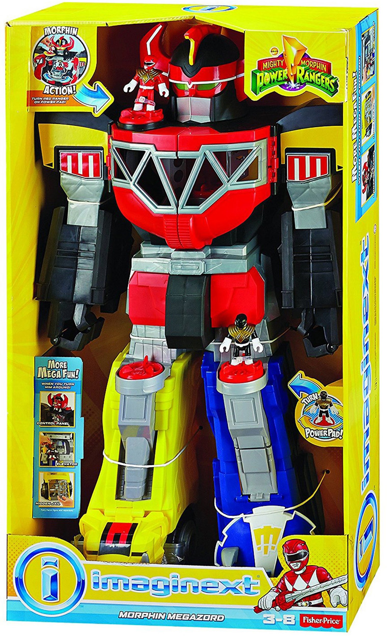 FisherPrice Imaginext Power Rangers Morphin Megazord 759455229916 eBay