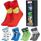 Marvel Boys Crew Socks Warm Soft Socks Fun Cool Socks for Kids 5-Pack Everyday Sports Day Out Superhero Gifts