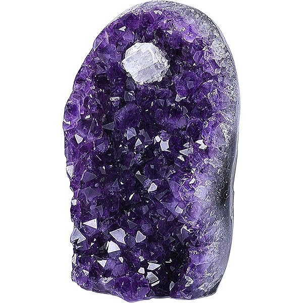 Amazon.com: Nvzi 紫水晶水晶岩,真正的紫水晶石,天然紫色水晶和