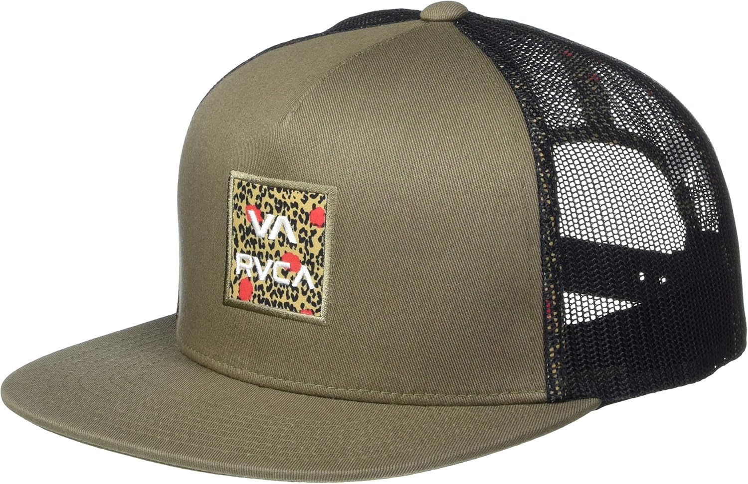 RVCA Va All The Way Trucker Iii Hat Black 1SZ: Clothing