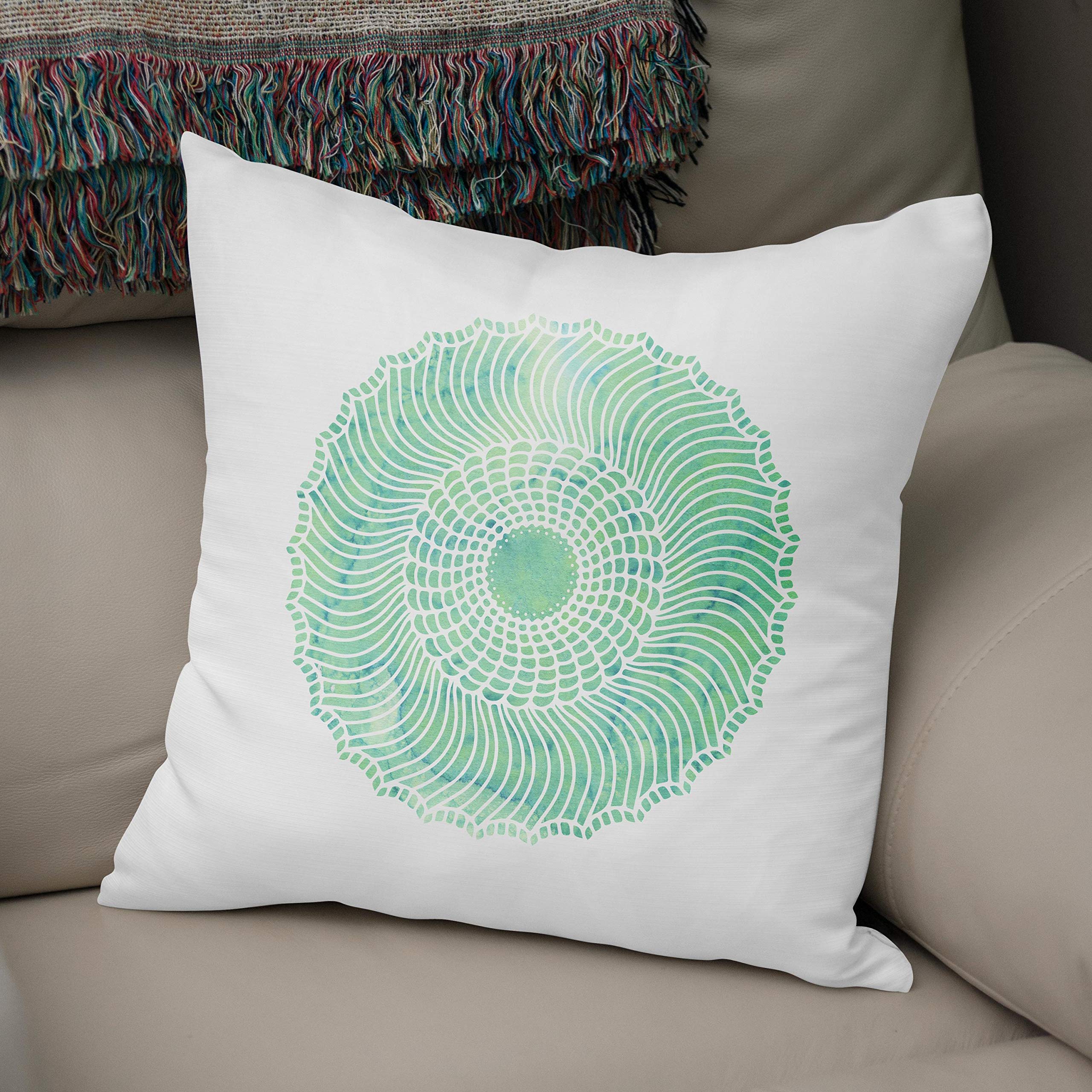 Bonamaison, Decorative Cushion Cover - 50% Cotton 50% Polyester - 43x43cm - Designed and Manufactured in Turkey
