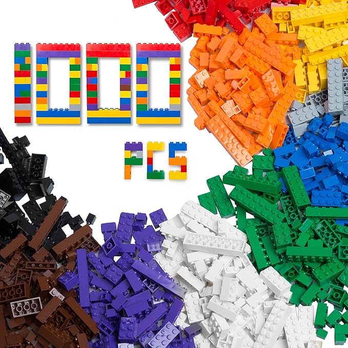 cre8ive 1000 piece building bricks set