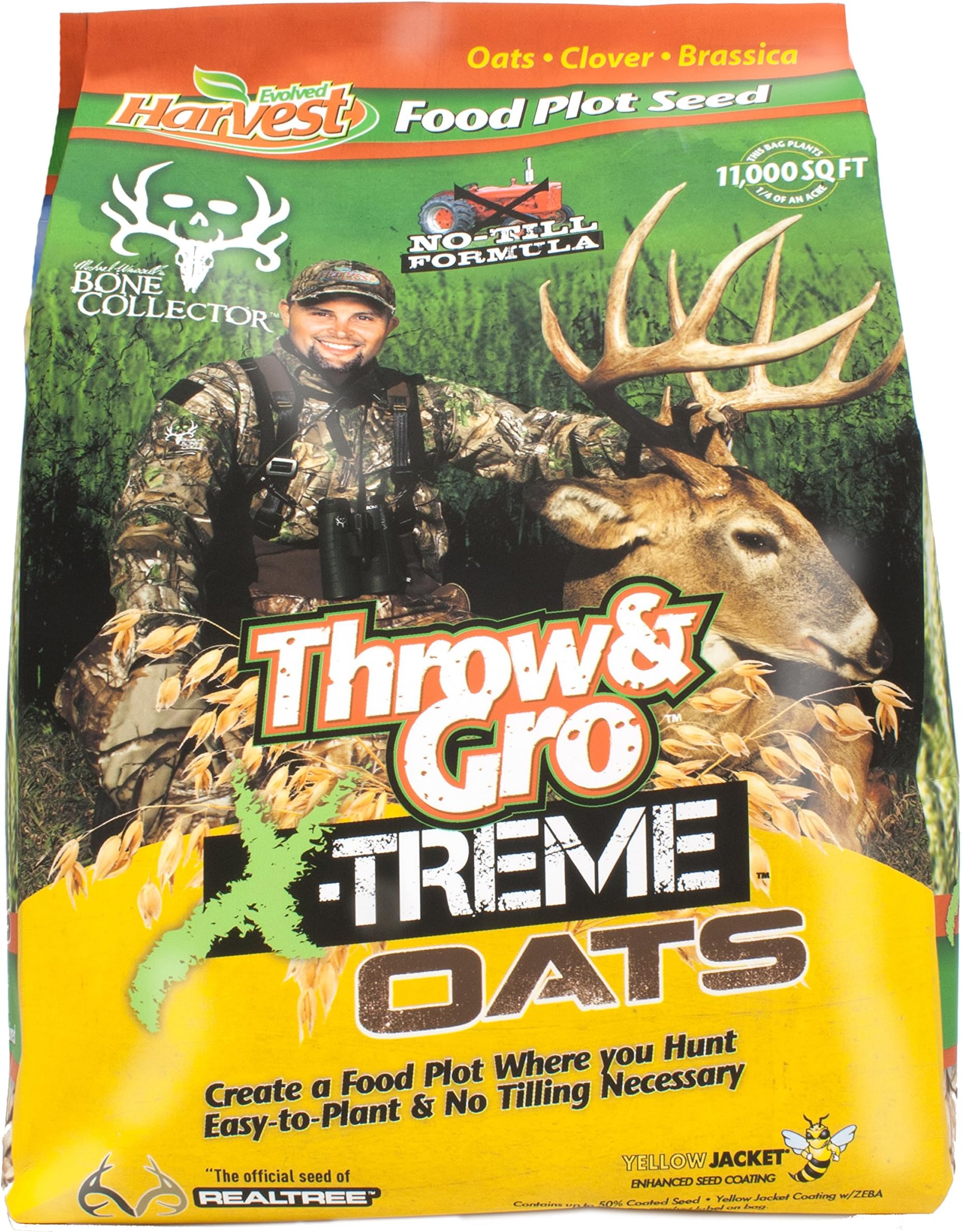 Evolved Harvest Throw & Gro Xtreme Oats Deer Food Plot Seed