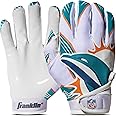 Franklin Sports Youth NFL Football Receiver Gloves - Kids Football Gloves Pair - NFL Team Logos and Silicone Palm - All Youth Sizes - Great Game Gear + Football Costume Accessory