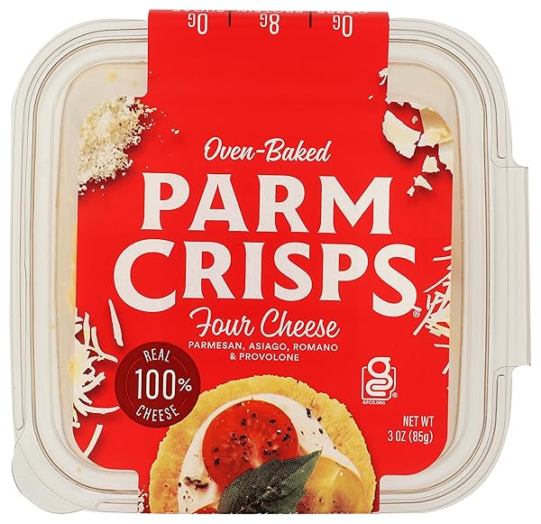 PARMCRISPS FOUR CHEESE CRISPS, 78 GR