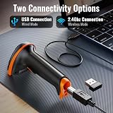 Tera D5100-Z 2D QR Wireless & USB 2.0 Barcode Scanner with Stand view 4