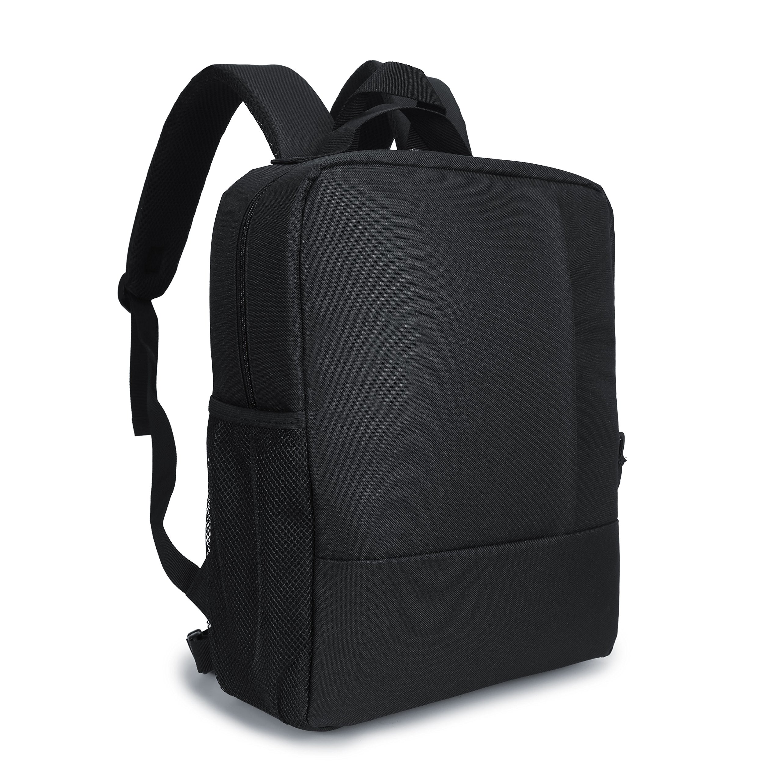 Fashion Camera Backpack Multifunctional Waterproof Anti-Shock SLR/DSLR Camera Bag with Customizable Dividers & USB Charging Port Lightweight Travel Outdoor Laptop Bag - Black