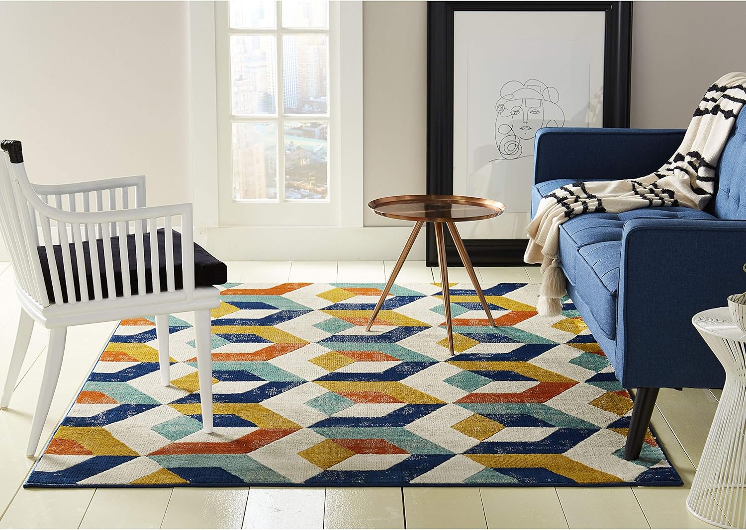 Home Dynamix 9843-999 Trina Trina Turk Tanja Bevins Modern Area Rug 1'6