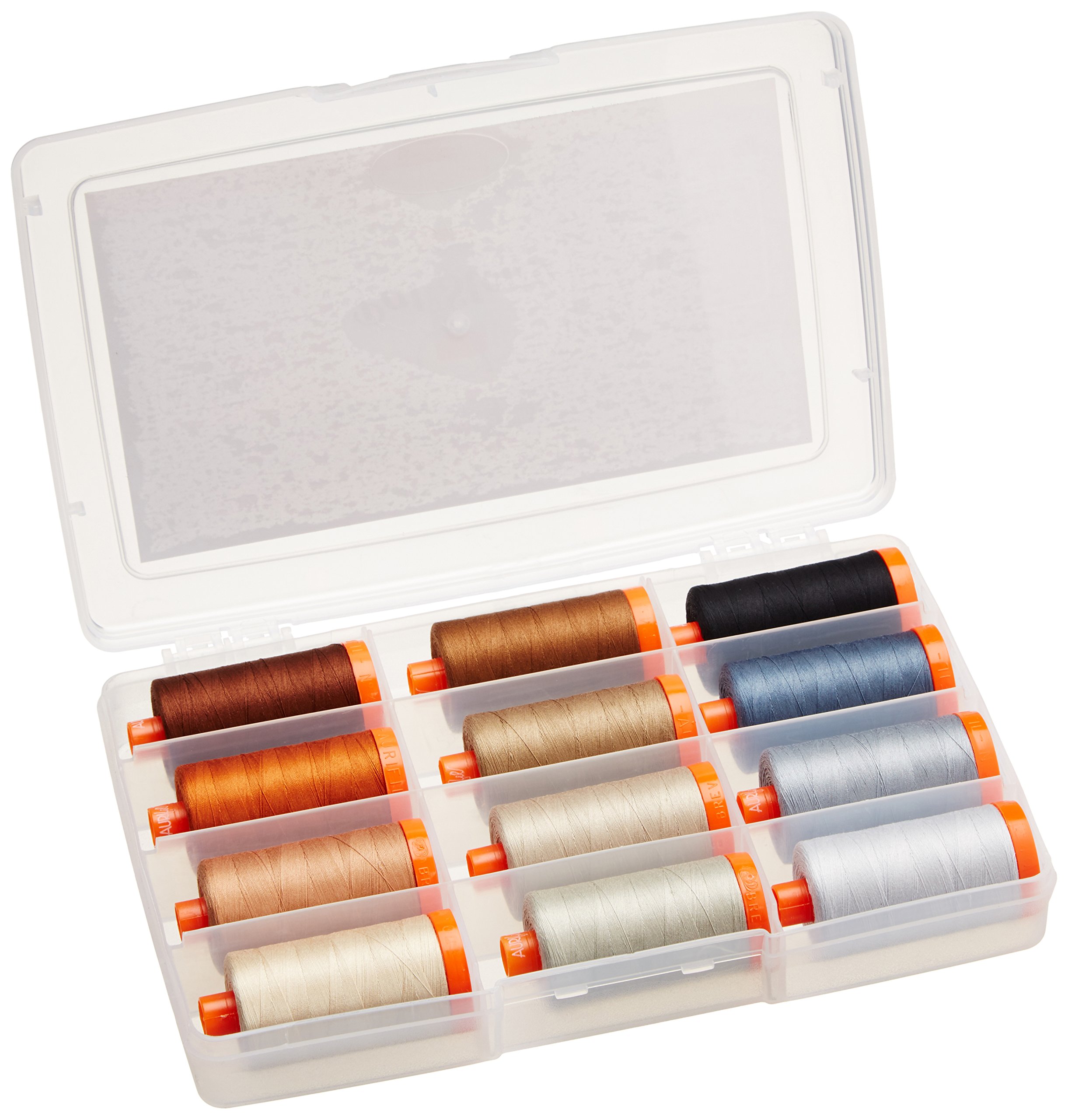 Aurifil Designer Thread Collection-The Perfect Box Of Neutrals By Pat Sloan
