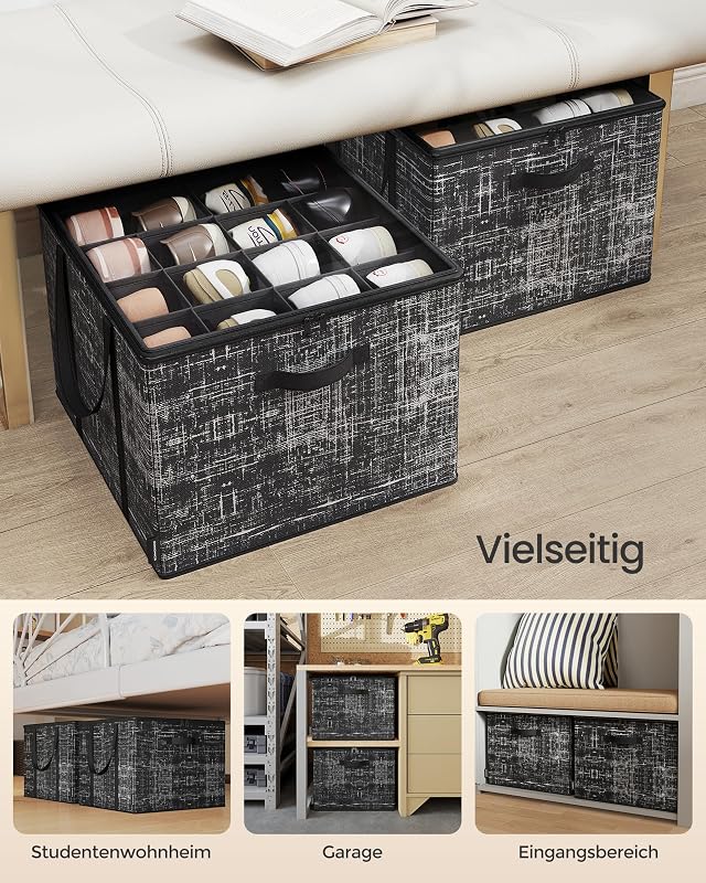 Schuh-Organizer, 1 Stück, für bis zu 16 Paar Schuhe, Griffe