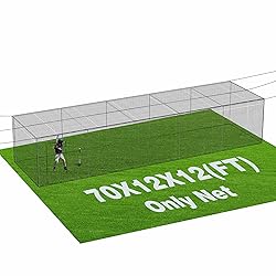 Baseball Batting Cage Nets,20‘L/ 35'L/55'L/70'L