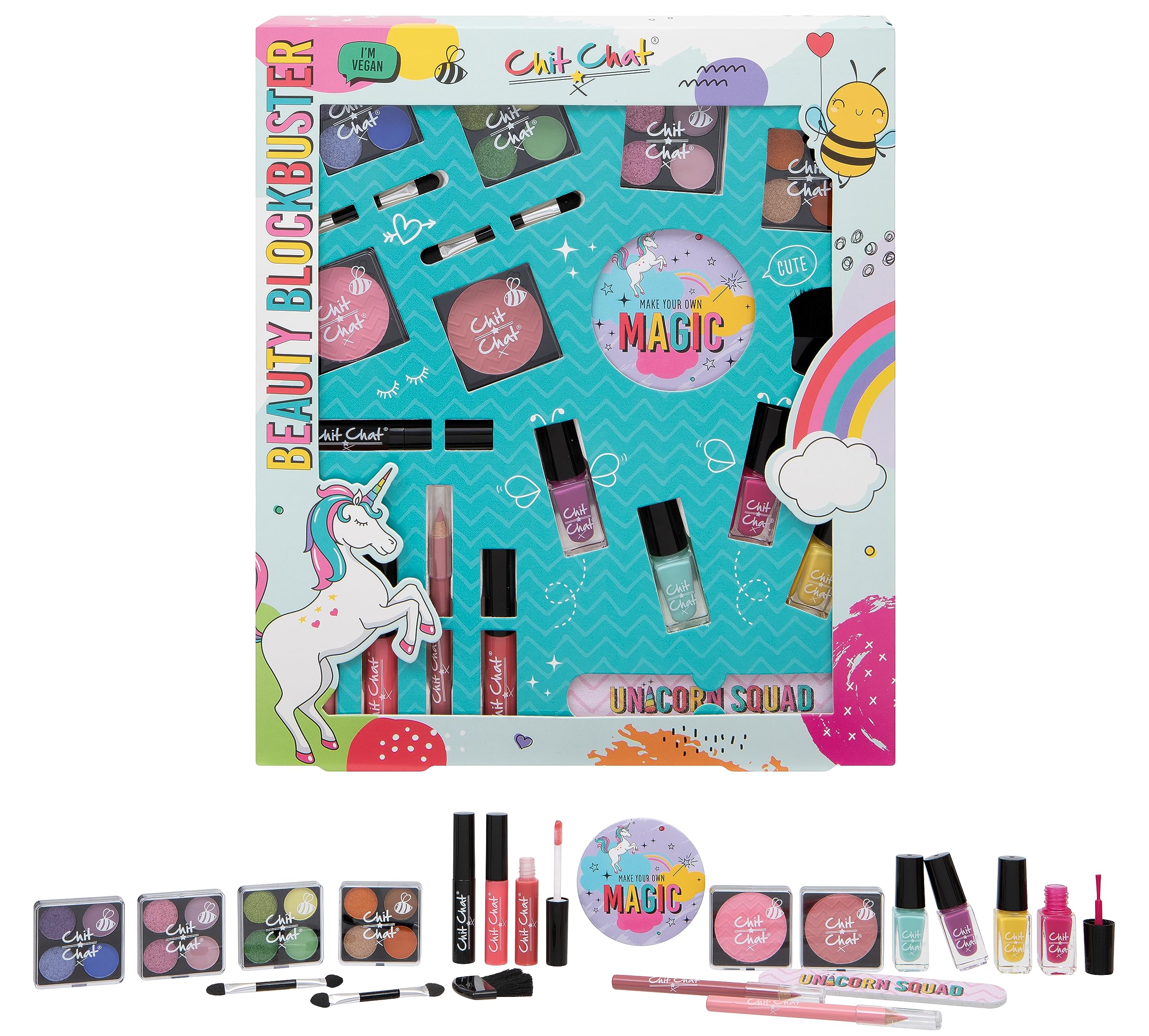 Chit Chat Beauty Blockbuster Eyes Lips & Nails Girls Makeup Gift Set