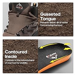 NORTIV 8 Men's Lightweight Hiking Boots Waterproof