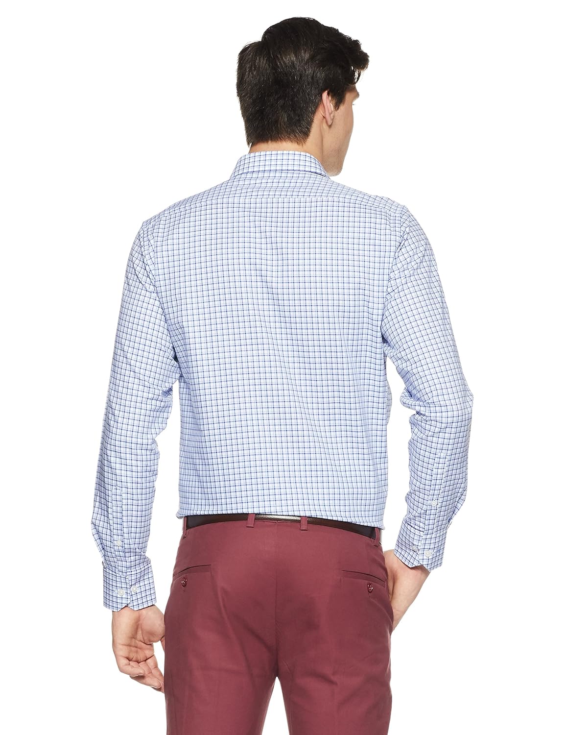 van heusen men's solid slim fit formal shirt