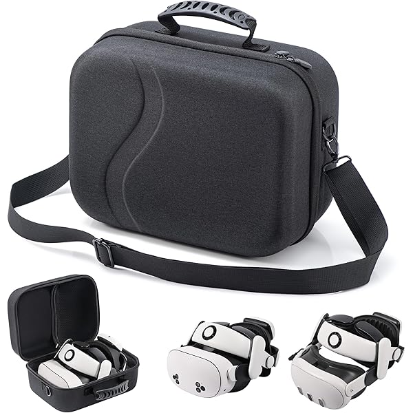 Amazon.com: Upgraded Carrying Case for Meta Quest 3, Hard Travel 