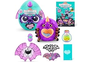 Rainbocorns Monstercorn Surprise Vampire Spider - Surprise Unboxing Soft Toy, Fantasy Monster Gifts for Girls, Imaginary Play with Wearable Accessories