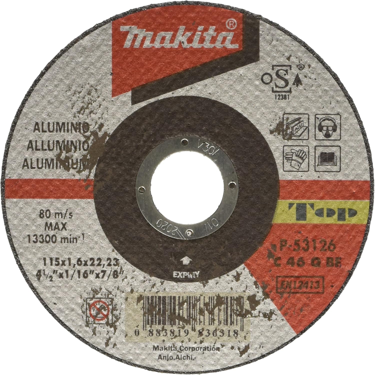 Makita p53126 Extra Fine Aluminium Cutting Disc 115 mm Amazon.co.uk