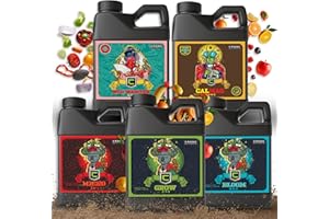 Cronk Nutrients Big Bud Kit: Complete Nutrient System – Micro, Grow, Bloom, Bud Booster & CalMag – Best Indoor & Outdoor Plan