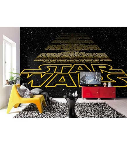 Komar Star Wars EP7 The Force Awakens Collage Wallpaper Mural, Vinyl, Multi-Colour, 368x0.2x254 Cm - View #3