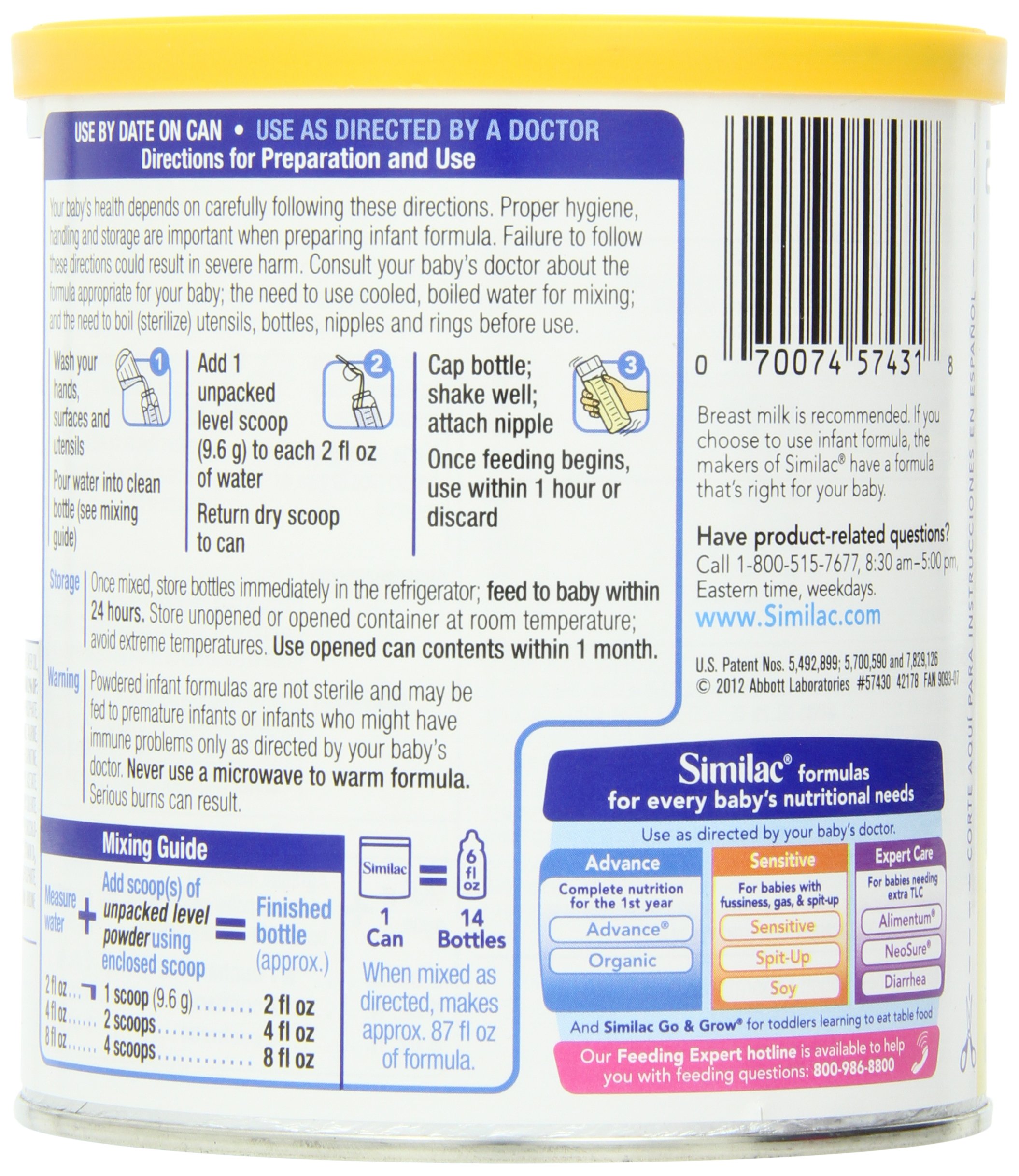 NeoSure Advance Infant Formula With Iron 13.1oz on Galleon Philippines