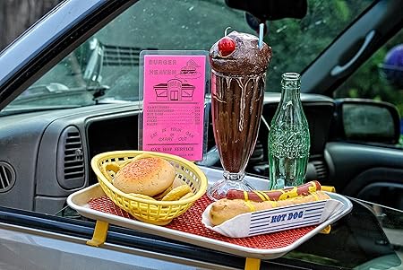 1950’s VINTAGE TRACO CAR HOP TRAY & Vintage FAKE FOOD: Amazon.co.uk
