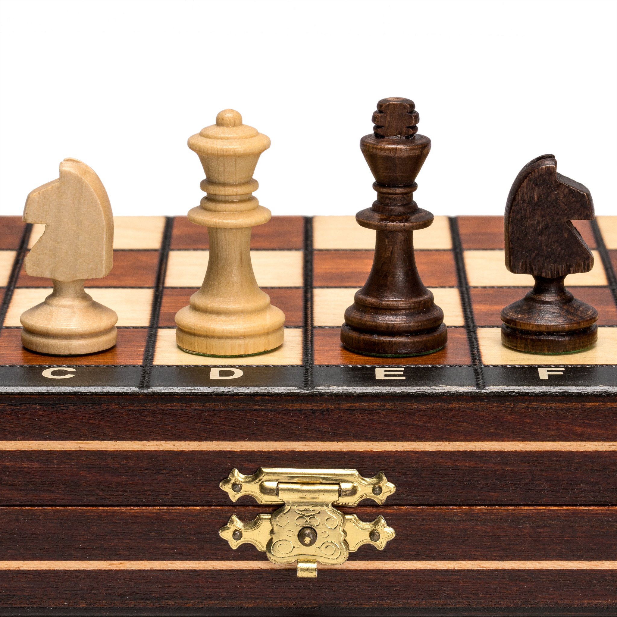 Travel Chess Set Hand Crafted Vintage Tournament Portable
