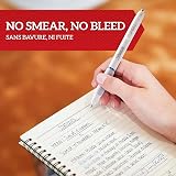 Sharpie S-Gel Gel Pens 0.7mm Frost Blue White Pearl 4 Count Black Blue Ink view 3
