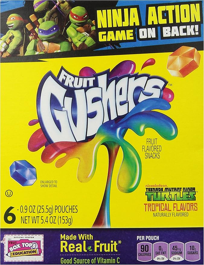 Fruit Gushers Tropical Flavours 130ml Amazon.co.uk Grocery