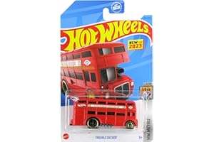 Hot Wheels 2023#202/250 HW Metro #7/10 Double-Decker Drag Bus Trouble Decker