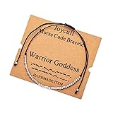 Warrior Goddess Morse Code Bracelets for Women