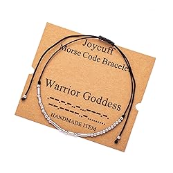 Warrior Goddess Morse Code Bracelets for Women