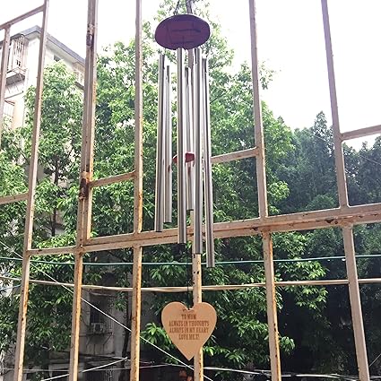 Rainluckyrain Custom Wind Chime Memorial Gift #wooden #wind #chimes #sound Rainluckyrain Custom Wind Chime Memorial Gift