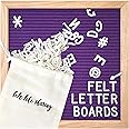 Felt Letter Board, 10x10in Changeable Letter Board With Letters