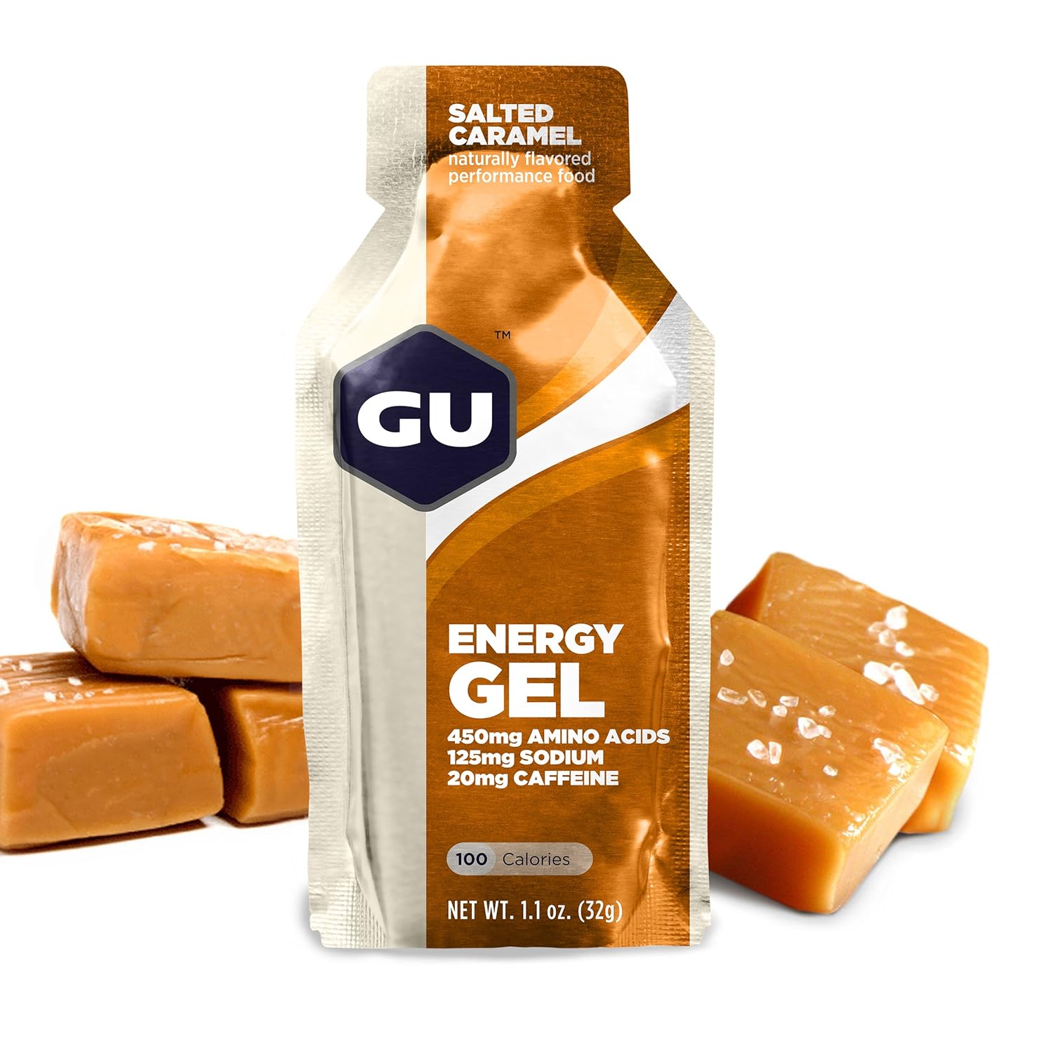 GU Original Sports Nutrition Energy Gel, Salted Caramel, 24Count eBay